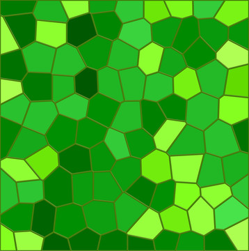 绿色染色玻璃