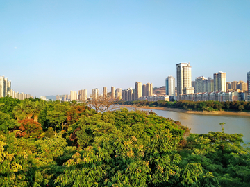 南安西溪两岸风景