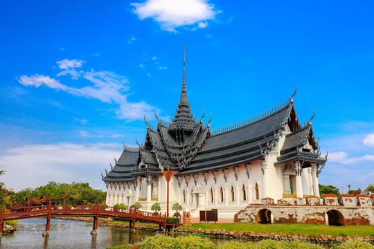 泰国曼谷暹罗古城珊佩皇家城堡