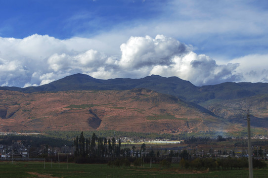 高原地形风景