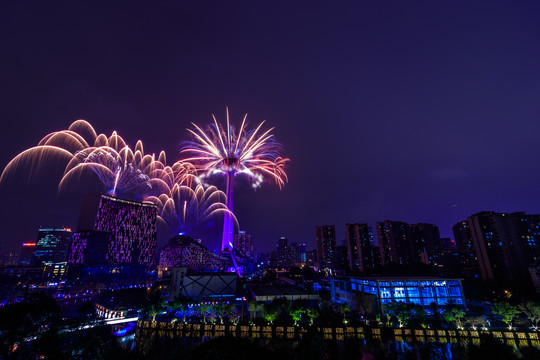 成都电视塔夜景