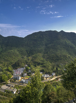 衢州三衢石林景区山下民居