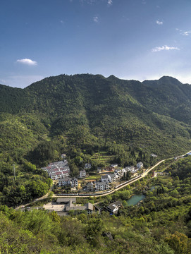 衢州三衢石林景区山脚民居