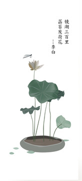 國(guó)畫(huà)中國(guó)畫(huà)中國(guó)風(fēng)水墨工筆畫(huà)荷花
