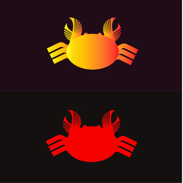 大闸蟹食品企业logo设计