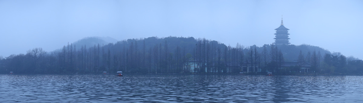 烟雨西湖