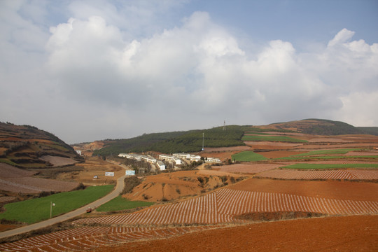 云南东川红土地