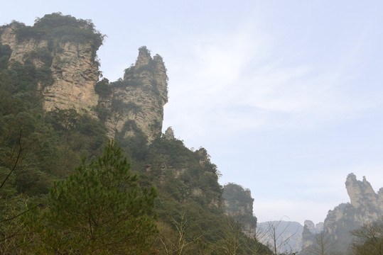 武陵源十里画廊山谷风光