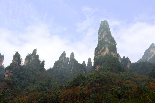 武陵源十里画廊山谷风光