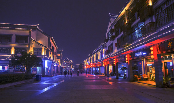 徐州户部山古建筑群夜景