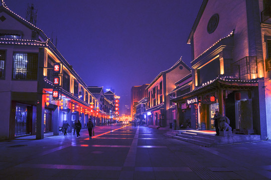 徐州户部山古建筑群夜景