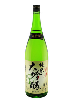 瓶装日本酒透明底