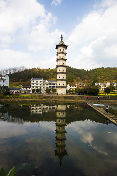 婺源凤山村龙天塔