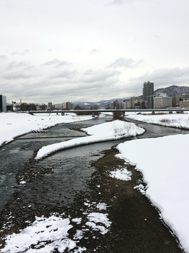 札幌雪景