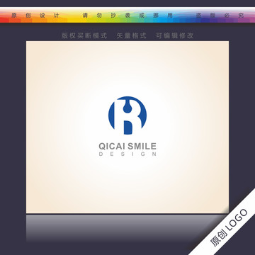 英文R字母logo標(biāo)志