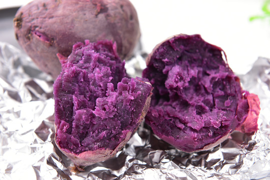 紫色紫薯肉