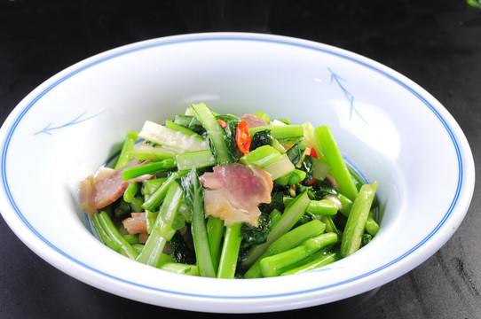 芥蘭炒臘肉