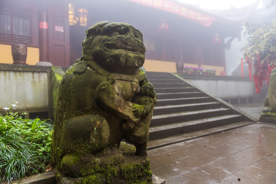 重庆缙云山缙云寺风光