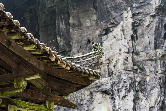 重庆武隆天坑地缝风光