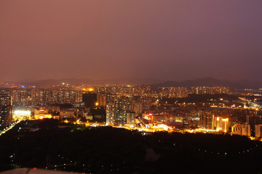 广州城市风光夜景