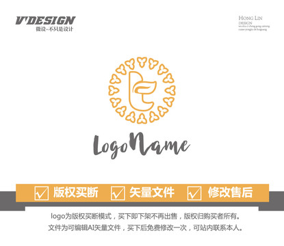 字母t标志设计logo设计美丽