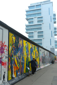 德国柏林墙遗址