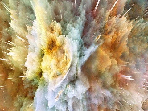 星云爆炸星空飛濺飛射