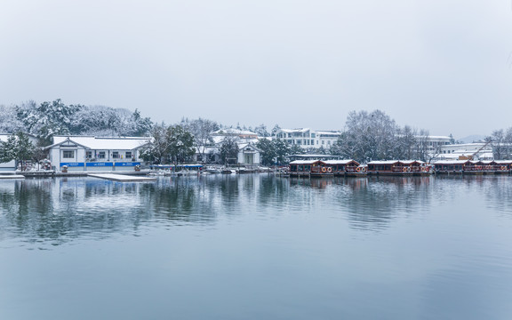 西湖雪景