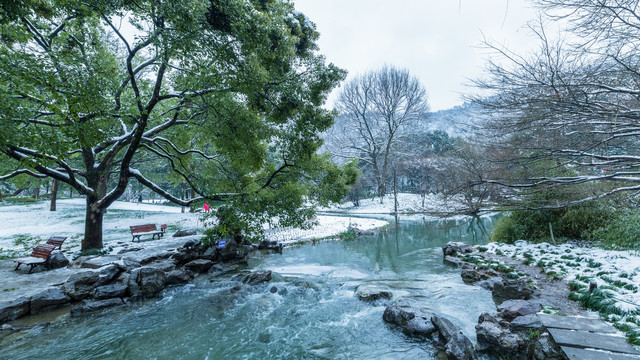 杭州雪景