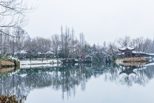 杭州雪景