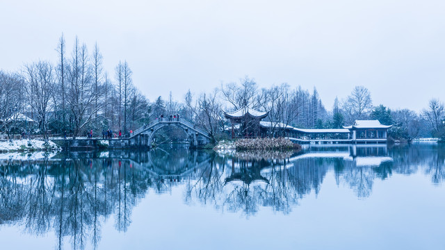 杭州雪景