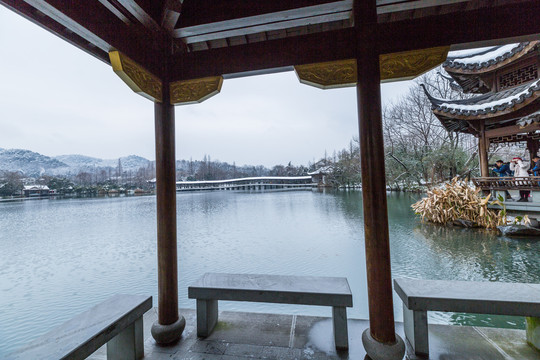 杭州雪景