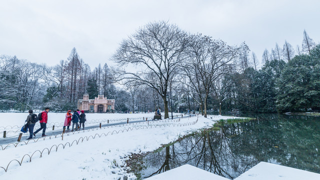 杭州雪景