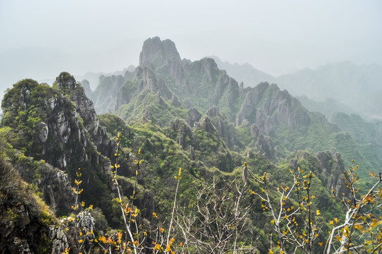 河北保定狼牙山风光