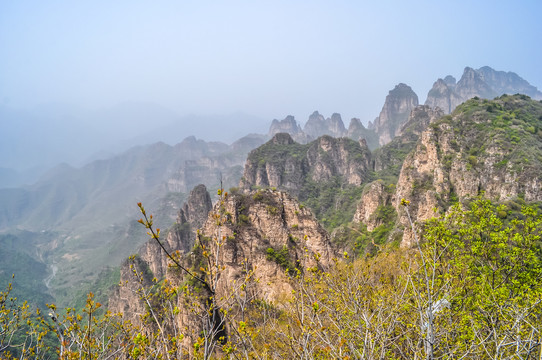 河北保定狼牙山风光