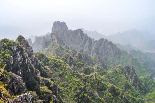 河北保定狼牙山风光