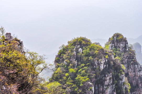 河北保定狼牙山风光