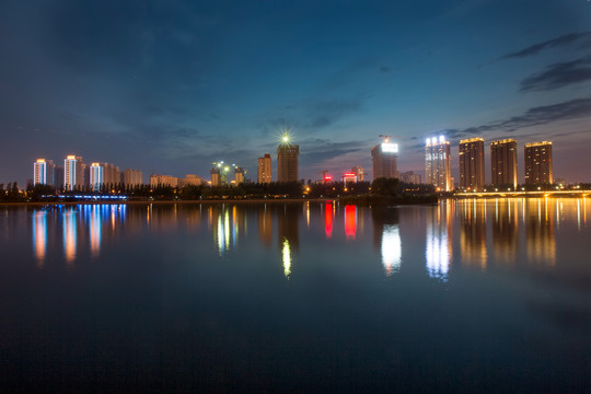 汾河夜景