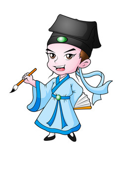 小書生卡通設(shè)計(jì)