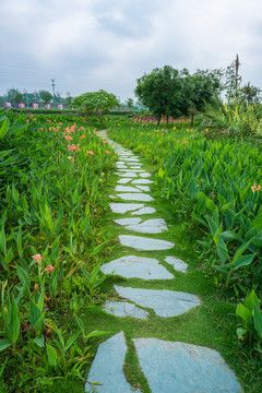 乡间石板路