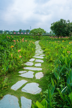 乡间石板路