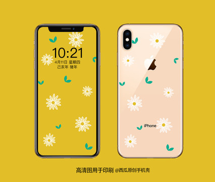 手機(jī)殼高清印刷平面圖