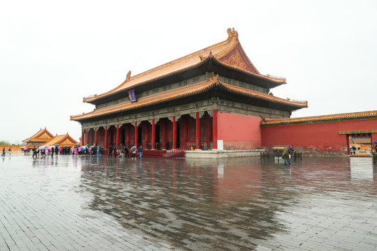 北京故宫古建筑保和殿