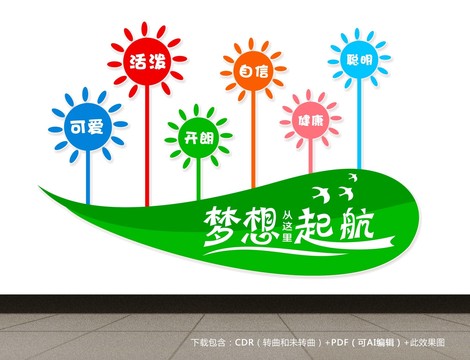 幼兒園文化墻