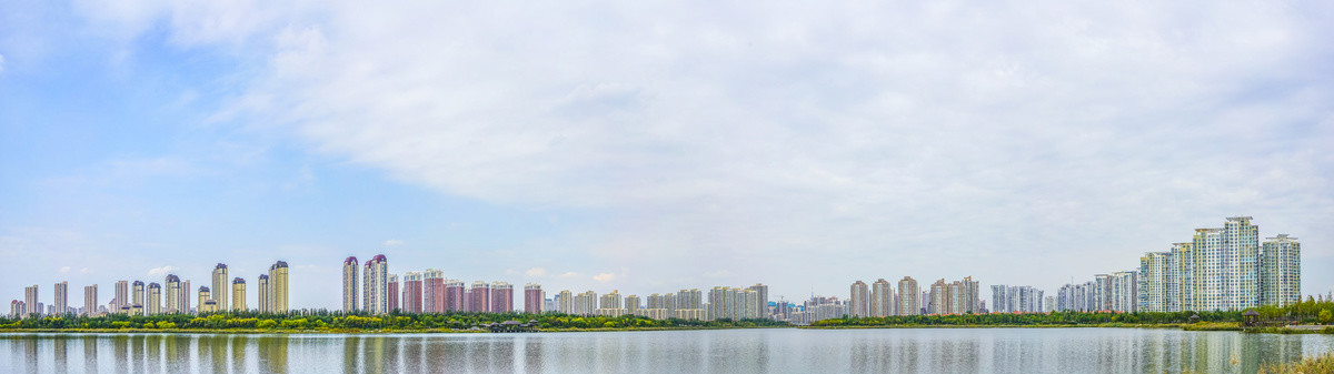 天津梅江居住区全景大画幅