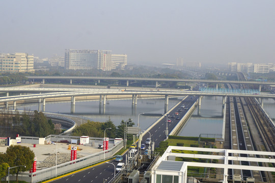 上海浦东机场高速公路及立交桥