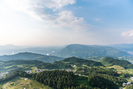 重庆古剑山净音寺风光