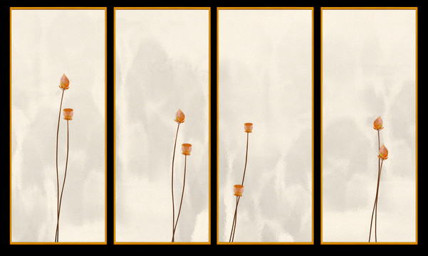 國(guó)畫(huà)荷花