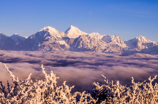 贡嘎雪山