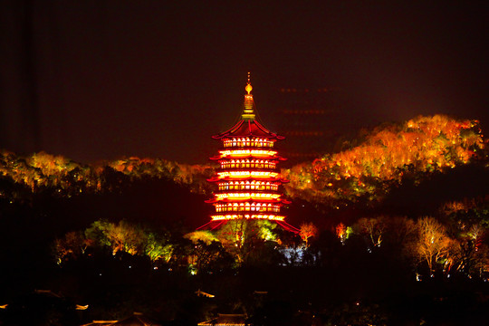 西湖夜景